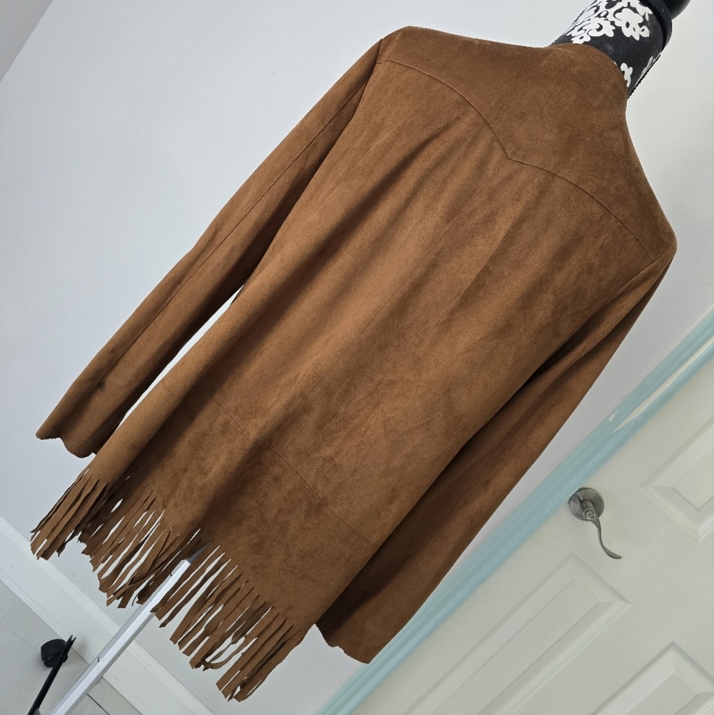 BCBGeneration Brown Suede Jacket - Picture 5 of 16